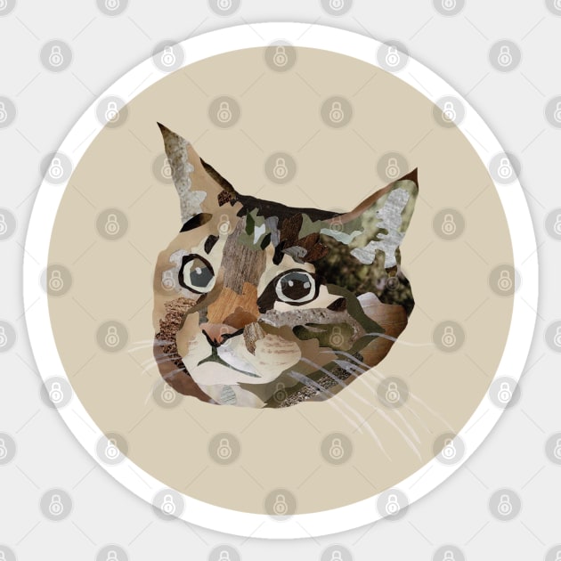 Ducky the Tabby Sticker by jeslorgra